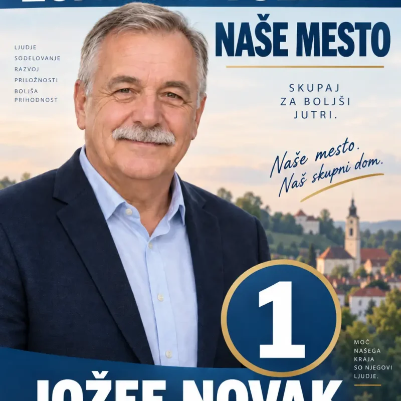 Tisk za volitve 2026 | Plakati, letaki, cerade in promocijski material